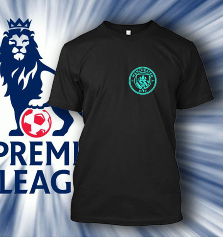 (TSPL-041) ΜΠΛΟΥΖΑΚΙ TSHIRT PREMIER LEAGUE MANCHESTER CITY BLACK 2