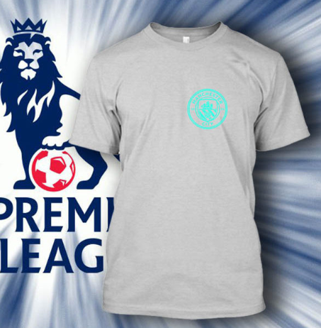 (TSPL-043) ΜΠΛΟΥΖΑΚΙ TSHIRT PREMIER LEAGUE MANCHESTER CITY GREY