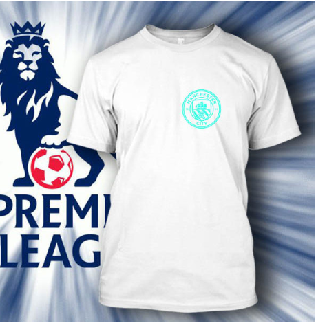(TSPL-042) ΜΠΛΟΥΖΑΚΙ TSHIRT PREMIER LEAGUE MANCHESTER CITY WHITE 2