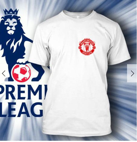 (TSPL-049) ΜΠΛΟΥΖΑΚΙ TSHIRT PREMIER LEAGUE MANCHESTER UNITED  WHITE 2