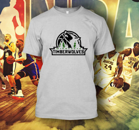 (TSNB-031 ΜΠΛΟΥΖΑΚΙ TSHIRT NBA MINESSOTA TIMBERWOLVES WHITE