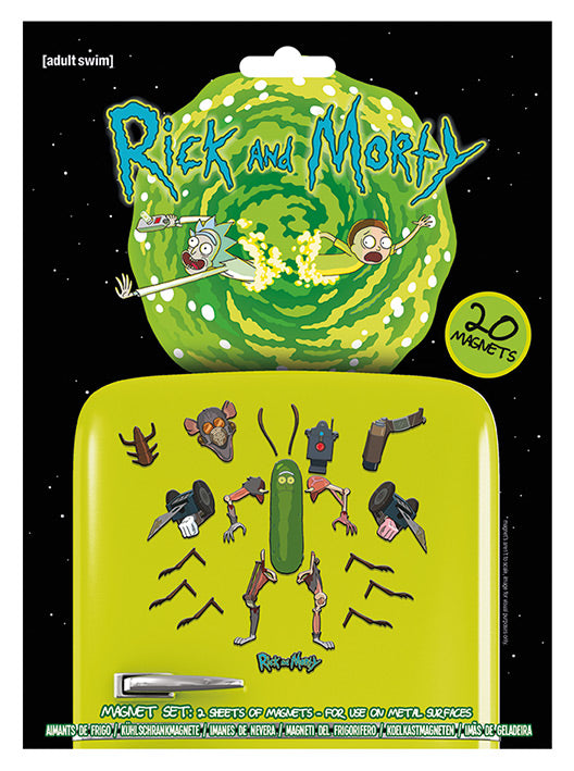 @Rick and Morty (Weaponize The Pickle) Magnet Set Μαγνητάκια