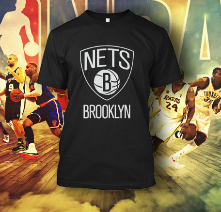 (TSNB-032 ΜΠΛΟΥΖΑΚΙ TSHIRT NBA BROOKLYN NETS BLACK