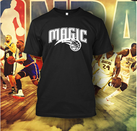 (TSNB-034 ΜΠΛΟΥΖΑΚΙ TSHIRT NBA ORLANDO MAGIC BLACK