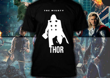 (TSM-0033) ΜΠΛΟΥΖΑΚΙ TSHIRT THOR BLACK