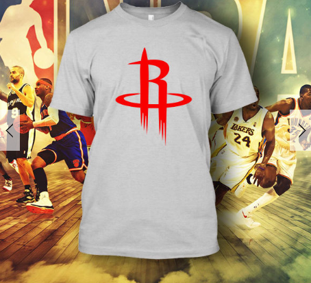 (TSNB-044 ΜΠΛΟΥΖΑΚΙ TSHIRT NBA  HOUSTON ROCKETS WHITE