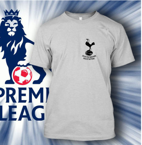 (TSPL-059) ΜΠΛΟΥΖΑΚΙ TSHIRT PREMIER LEAGUE  TOTHENAM GREY