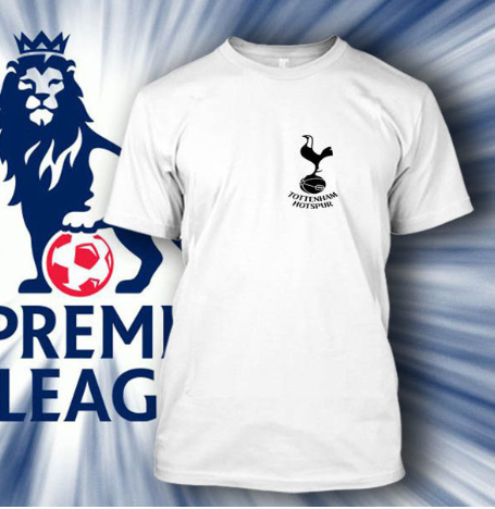 (TSPL-058) ΜΠΛΟΥΖΑΚΙ TSHIRT PREMIER LEAGUE  TOTHENAM WHITE 2