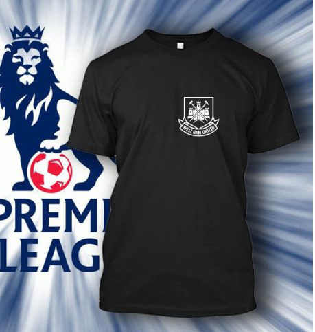 (TSPL-062) ΜΠΛΟΥΖΑΚΙ TSHIRT PREMIER LEAGUE  WEST HAM BLACK 2