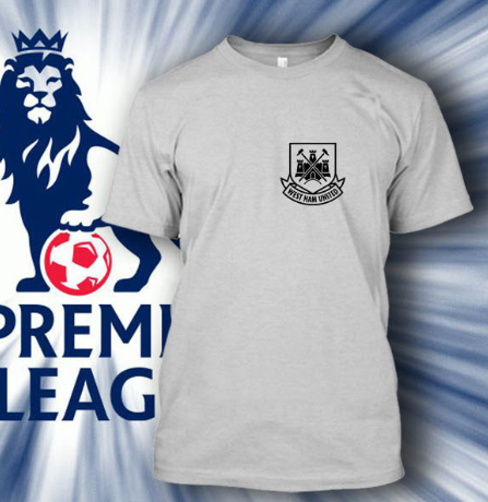 (TSPL-064) ΜΠΛΟΥΖΑΚΙ TSHIRT PREMIER LEAGUE  WEST HAM GREY