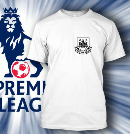 (TSPL-063) ΜΠΛΟΥΖΑΚΙ TSHIRT PREMIER LEAGUE  WEST HAM WHITE 2