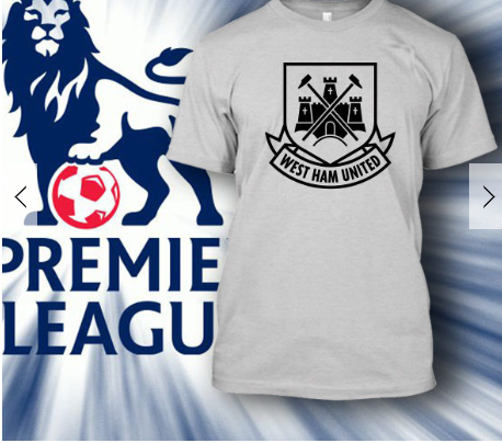 (TSPL-061) ΜΠΛΟΥΖΑΚΙ TSHIRT PREMIER LEAGUE  WEST HAM WHITE