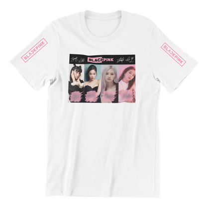 T-shirt Black Pink 1002