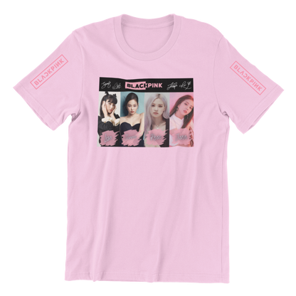 T-shirt Black Pink 1002