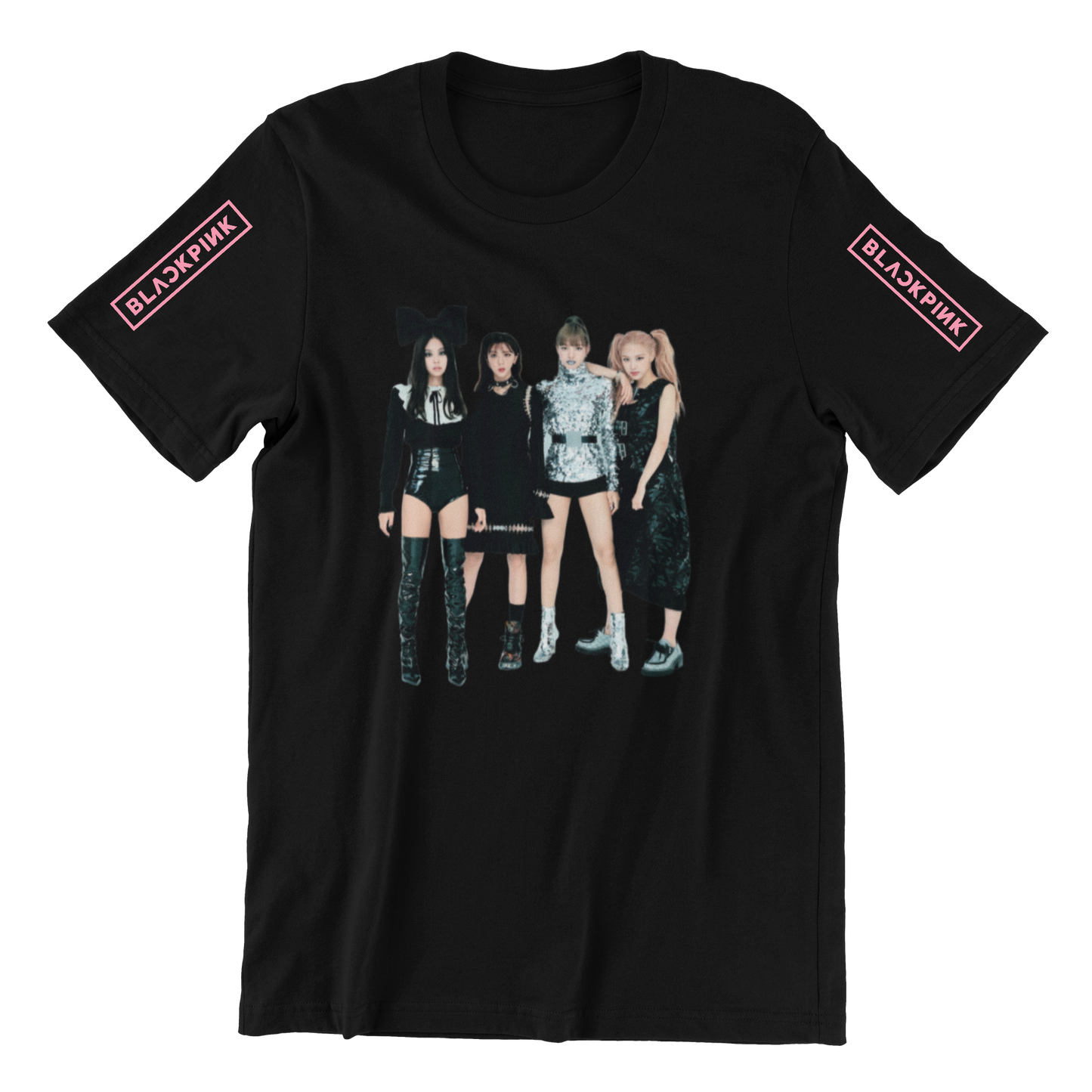 T-shirt Black Pink (20010-1004)