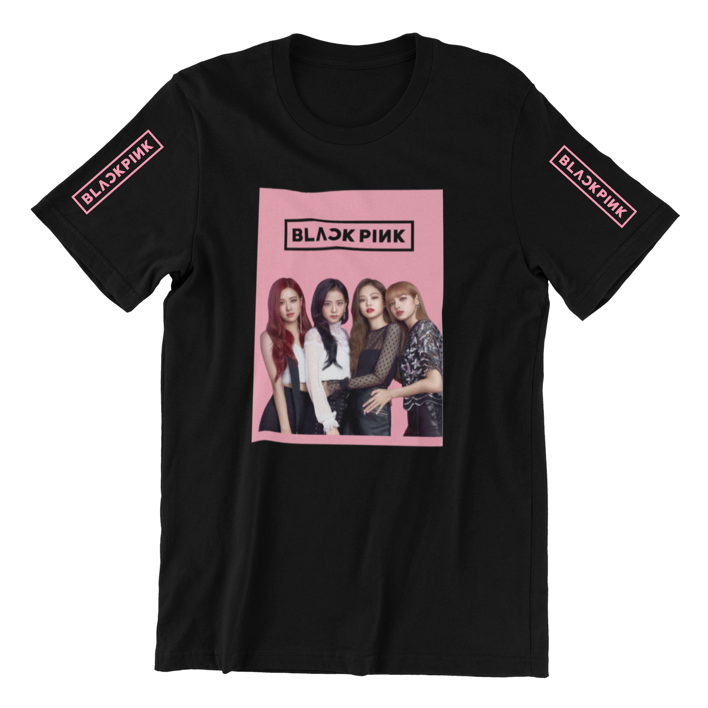 T-shirt Black Pink 1007