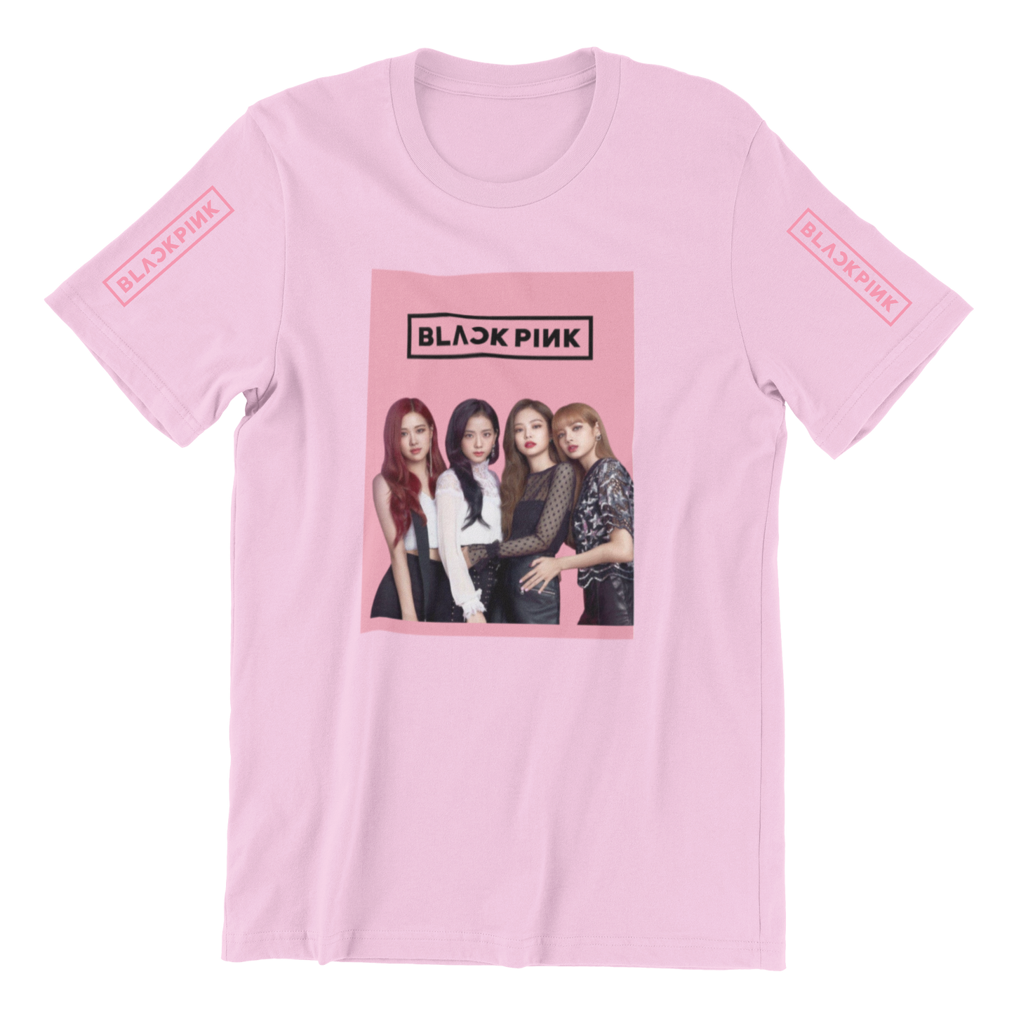 T-shirt Black Pink 1007