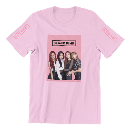 T-shirt Black Pink 1007