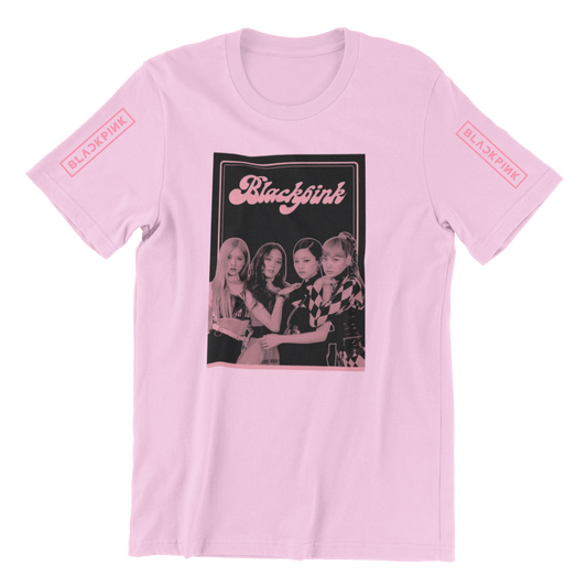 T-shirt Black Pink 1009