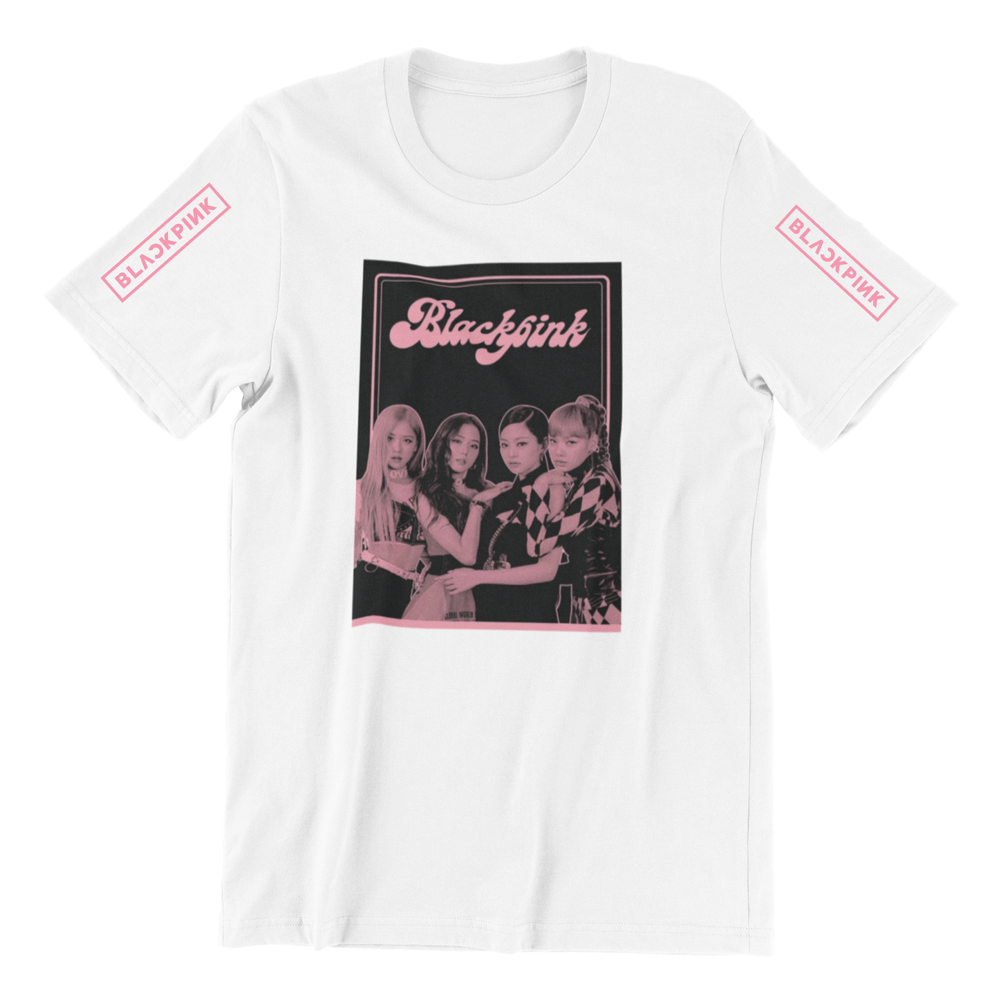 T-shirt Black Pink 1009