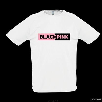 Dry Fit T-shirt Black Pink logo