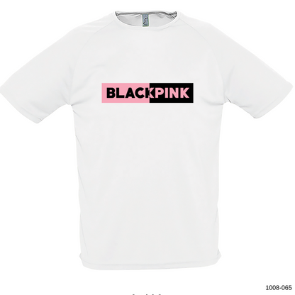 Dry Fit T-shirt Black Pink logo